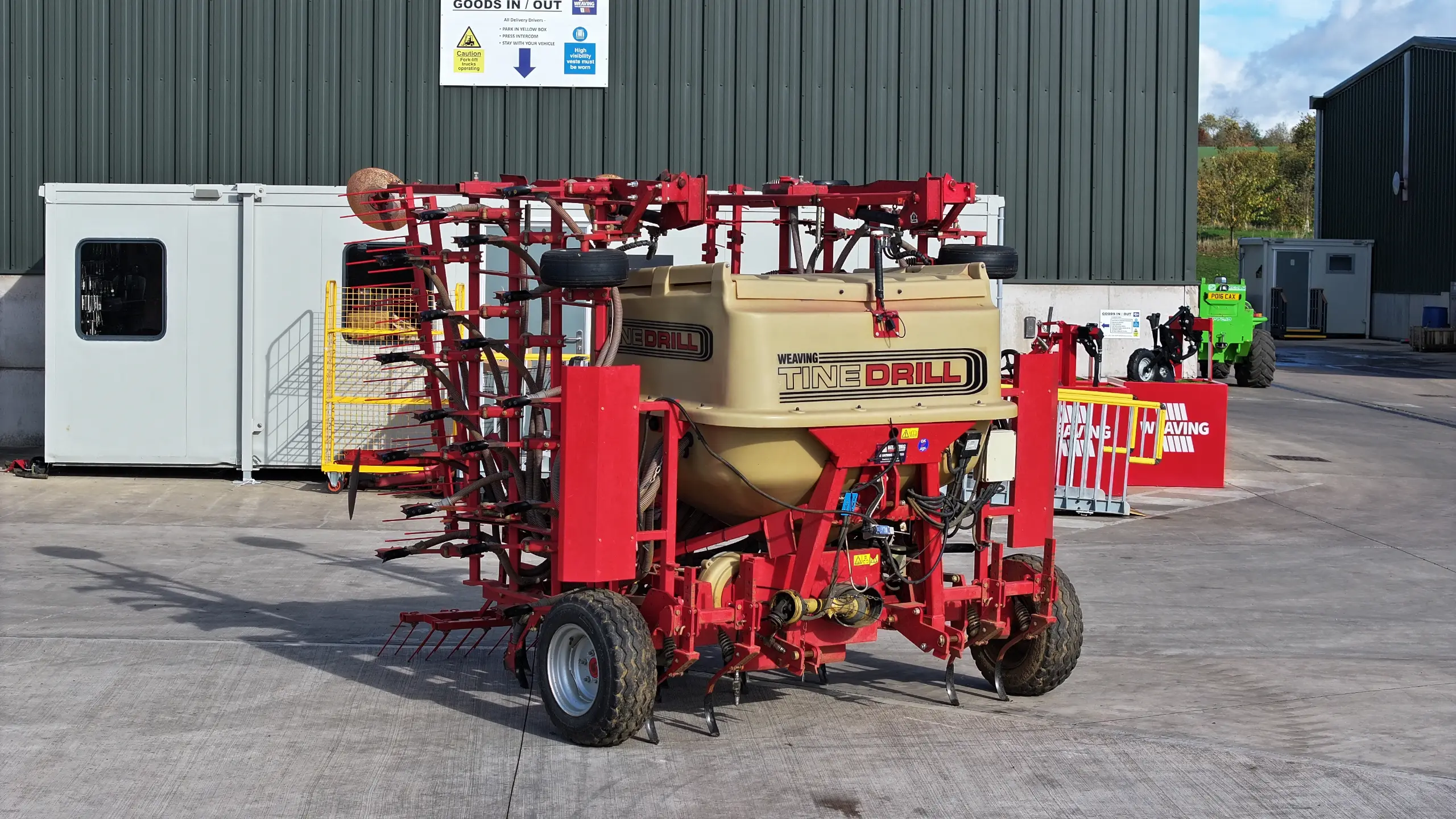 USED WEAVING TINE DRILL 6M
